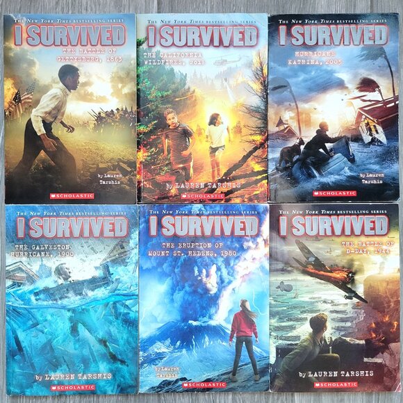 I SURVIVED SCHOLASTIC LOT OF 11 PAPERBACK BOOKS BY LAUREN TARSHIS NO DUPLICATES - Picture 3 of 12